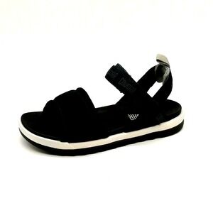 Cougar Shoes Womens Leona Black 6 Leather Sport Sandal Walking Comfort NEW